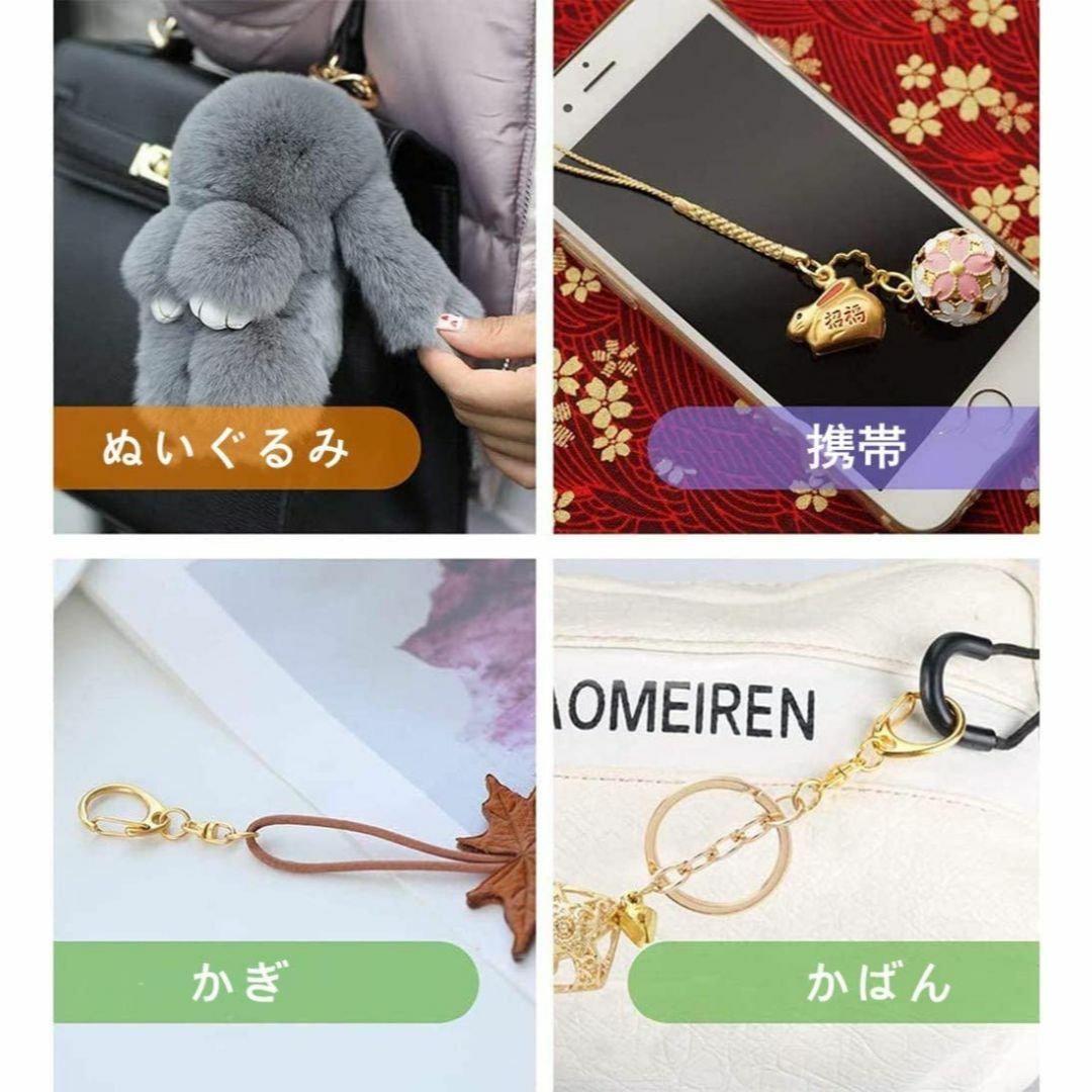 50個入り キーホルダー 金具 キーホルダー金具 ナスカン レジン パーツ キー その他のその他(その他)の商品写真