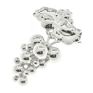 ジョージジェンセン(Georg Jensen)のGeorg Jensen ジョージジェンセン ブローチ・コサージュ  シルバー 【古着】【中古】【送料無料】(ブローチ/コサージュ)