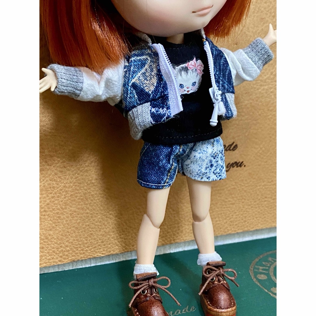 ミディブライスサイズ　アウトフィット ハンドメイドのぬいぐるみ/人形(人形)の商品写真
