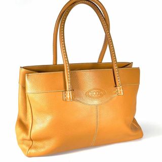 トッズ(TOD'S)の【極美品】TOD’S トッズ　レザー　モカシーノ　ハンドバッグ　トートバッグ(ハンドバッグ)