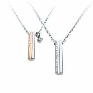 【特価商品】[Petit Jewel YU-NA] 隠れハート ペアネックレス (その他)
