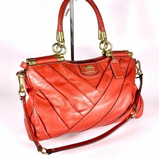 コーチ(COACH)のCOACH コーチ レザー　2WAY ショルダーバッグ　馬車ロゴ金具　21262(ショルダーバッグ)