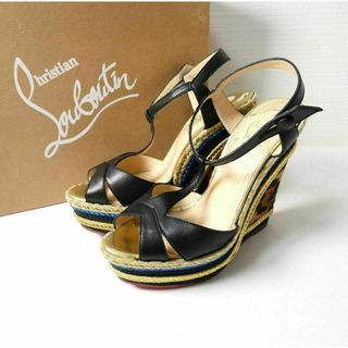クリスチャンルブタン(Christian Louboutin)のほぼ美品 クリスチャンルブタン TROTOLITA ウェッジソール サンダル(サンダル)