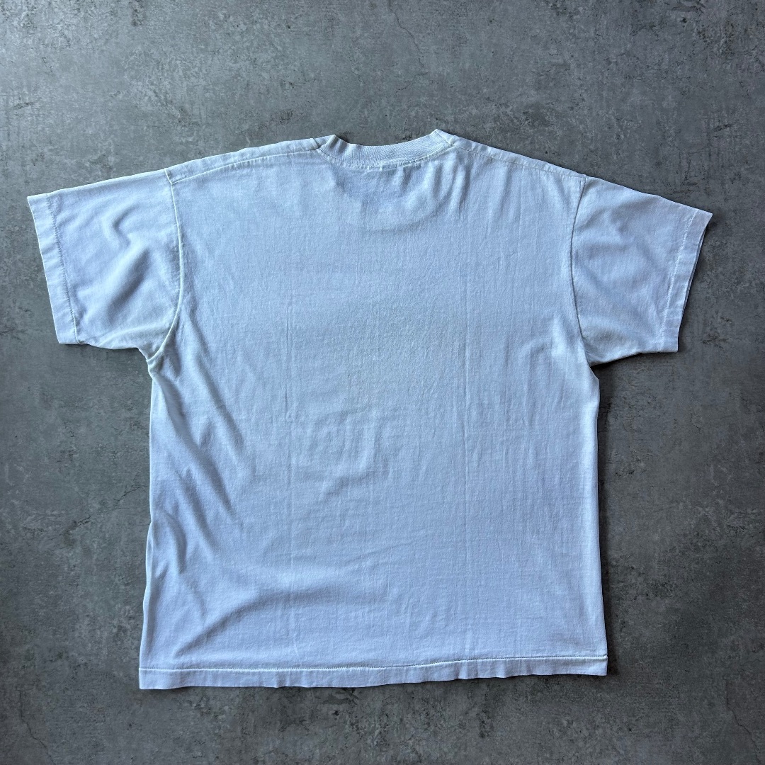 SCREEN STARS(スクリーンスターズ)の90s 記念切手tシャツ USA製 ホワイト L相当 USPS チェロキー族 メンズのトップス(Tシャツ/カットソー(半袖/袖なし))の商品写真