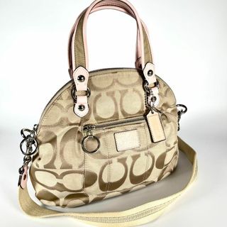 コーチ(COACH)のCOACH コーチ　POPPY シグネチャー　2WAY ショルダーバッグ　ポピー(ショルダーバッグ)