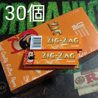 フランス ZIGZAG ジグザグ リコリス ペーパー 30個 手巻きタバコ用(タバコグッズ)