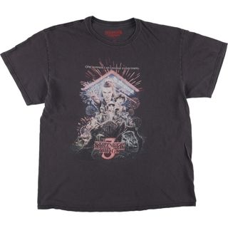 古着 STRANGER THINGS ストレンジャーシングス 映画 ムービーTシャツ メンズL相当 /eaa563497(Tシャツ/カットソー(半袖/袖なし))