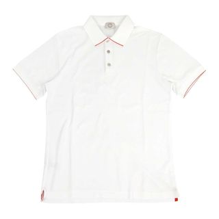 エルメス(HERMES)のエルメス セリエボタン ポロシャツ メンズ ホワイト HERMES 【中古】 【アパレル・小物】(ポロシャツ)
