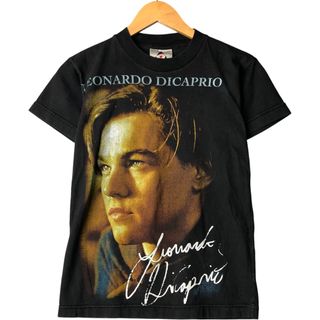 古着 90年代 PIMPO TITANIC タイタニック レオナルドディカプリオ 大判プリント 映画 ムービーTシャツ レディースS相当 ヴィンテージ /evb029129(Tシャツ(半袖/袖なし))