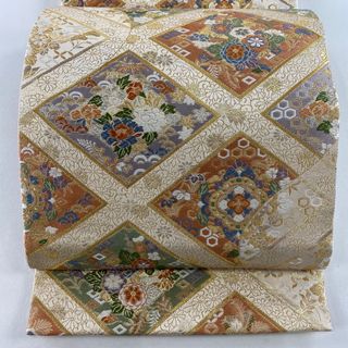 袋帯 秀品 六通 正絹 【中古】(帯)