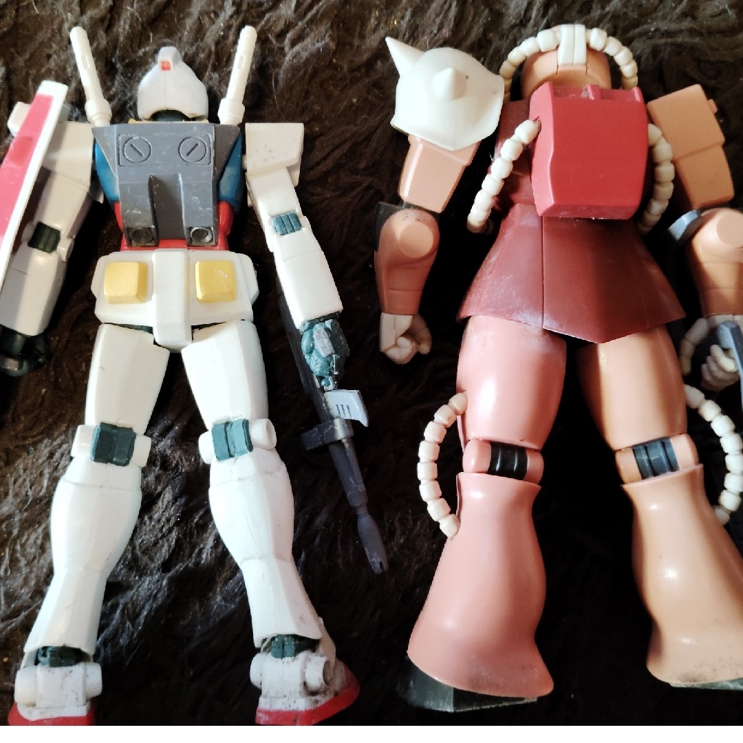 Gundam Collection（BANDAI）(ガンダムコレクション)のハイグレードのレアガンダム2体　格安　1/100 MGシリーズ 18センチ　定価 エンタメ/ホビーのおもちゃ/ぬいぐるみ(模型/プラモデル)の商品写真