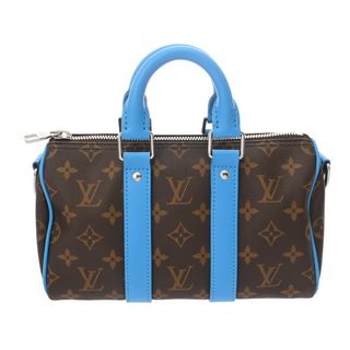 ルイヴィトン(LOUIS VUITTON)の中古 ルイ ヴィトン LOUIS VUITTON M12609 RFID(ICチップ) ユニセックス ハンドバッグ モノグラムマカサー ガストンブルー モノグラムキャンバス(ハンドバッグ)