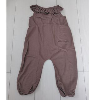 ZARA　ブラウンフリル付きロンパース　92cm(パンツ/スパッツ)