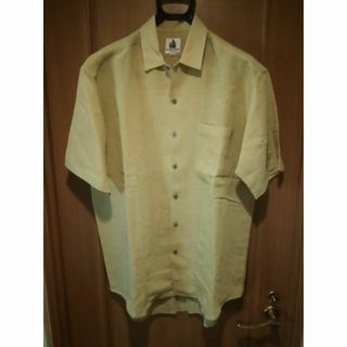 ランバン(LANVIN)のLANVIN　リネンレーヨン　胸ポケ　半袖シャツ(シャツ)