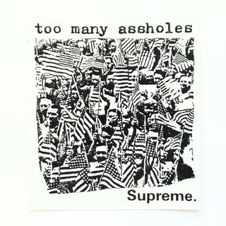 シュプリーム(Supreme)のSUPREME TOO MANY ASSHOLES STICKER(その他)