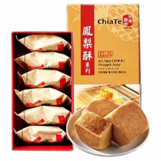 台湾 お菓子 佳德 佳徳 ChiaTe 鳳梨酥 パイナップルケーキ 6個入り(菓子/デザート)