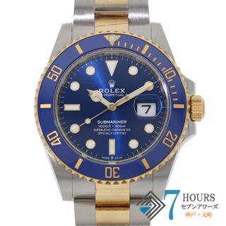 ロレックス(ROLEX)の【132257】ROLEX ロレックス 126613LB サブマリーナ デイト ブルーダイヤル ランダム番 YG/SS 自動巻き ギャランティーカード 純正ボックス 腕時計 時計 WATCH メンズ 男性 男 紳士【中古】(腕時計(アナログ))