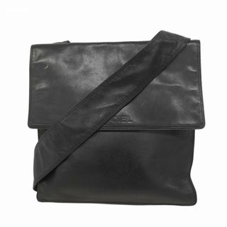 シャネル(CHANEL)の【5gc3640-h】シャネル ショルダーバッグ ラムスキン ブラック【中古】レディース(ショルダーバッグ)