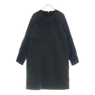 アンダーカバー(UNDERCOVER)のUNDERCOVER アンダーカバー 96AW ARCHIVE WIRE期 黒タグ 裏地メッシュ 切り替えデザインワンピース レディース ネイビー(その他)