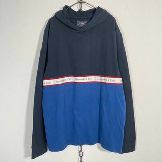 アバクロンビーアンドフィッチ(Abercrombie&Fitch)の00s Abercrombie&Fitch ライトフードパーカー 薄手 Lサイズ(パーカー)