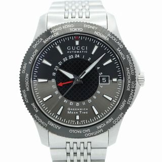 グッチ(GUCCI)の【5wwg0118】グッチ Gタイムレス 126.2 黒文字盤【中古】腕時計 メンズ(腕時計(アナログ))