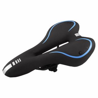 【特価セール】ENN LLC 自転車サドル 男性女性ソフトサドル 超肉厚 低反発(パーツ)