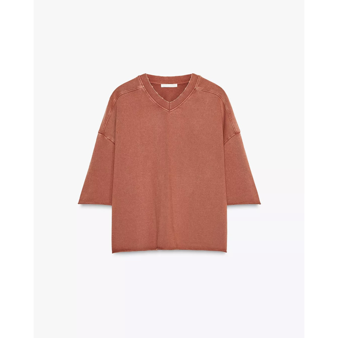 ZARA(ザラ)の 極美品ZARA(ザラ)オレンジスウェットセットアップ レディースのレディース その他(セット/コーデ)の商品写真