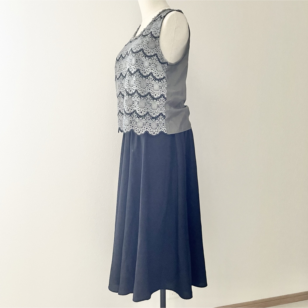 axes femme(アクシーズファム)のアクシーズ  透かし編み　オールインワン レディースのパンツ(サロペット/オーバーオール)の商品写真