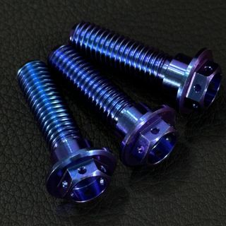 64チタン M8×30mm 3本 ブレーキ ディスク ボルト ZX- m1408(パーツ)