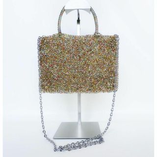 アンテプリマワイヤーバッグ(ANTEPRIMA/WIREBAG)のアンテプリマ　スタンダード　ピッコラ　限定シルバーシャンパンマルチ　２WAY(ショルダーバッグ)