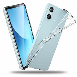 【在庫セール】SONY Xperia 10 VI 用 ケース クリア 薄型 SO(その他)