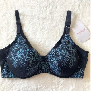 マルコ(MARUKO)の匿名配送 MARUKO マルコ背中 すっきりつつまれ美乳ブラ B75 チャコール(ブラ)