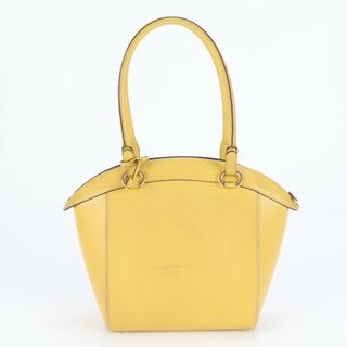 美品 デルヴォー Dチャーム レザー トート バッグ 肩掛け ショルダー ハンド ゴールド 金具 レディース RRE CK3-6(トートバッグ)