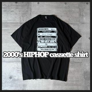 ミュージックティー(MUSIC TEE)の90s HIPHOP artist cassette tape T-shirt(Tシャツ/カットソー(半袖/袖なし))