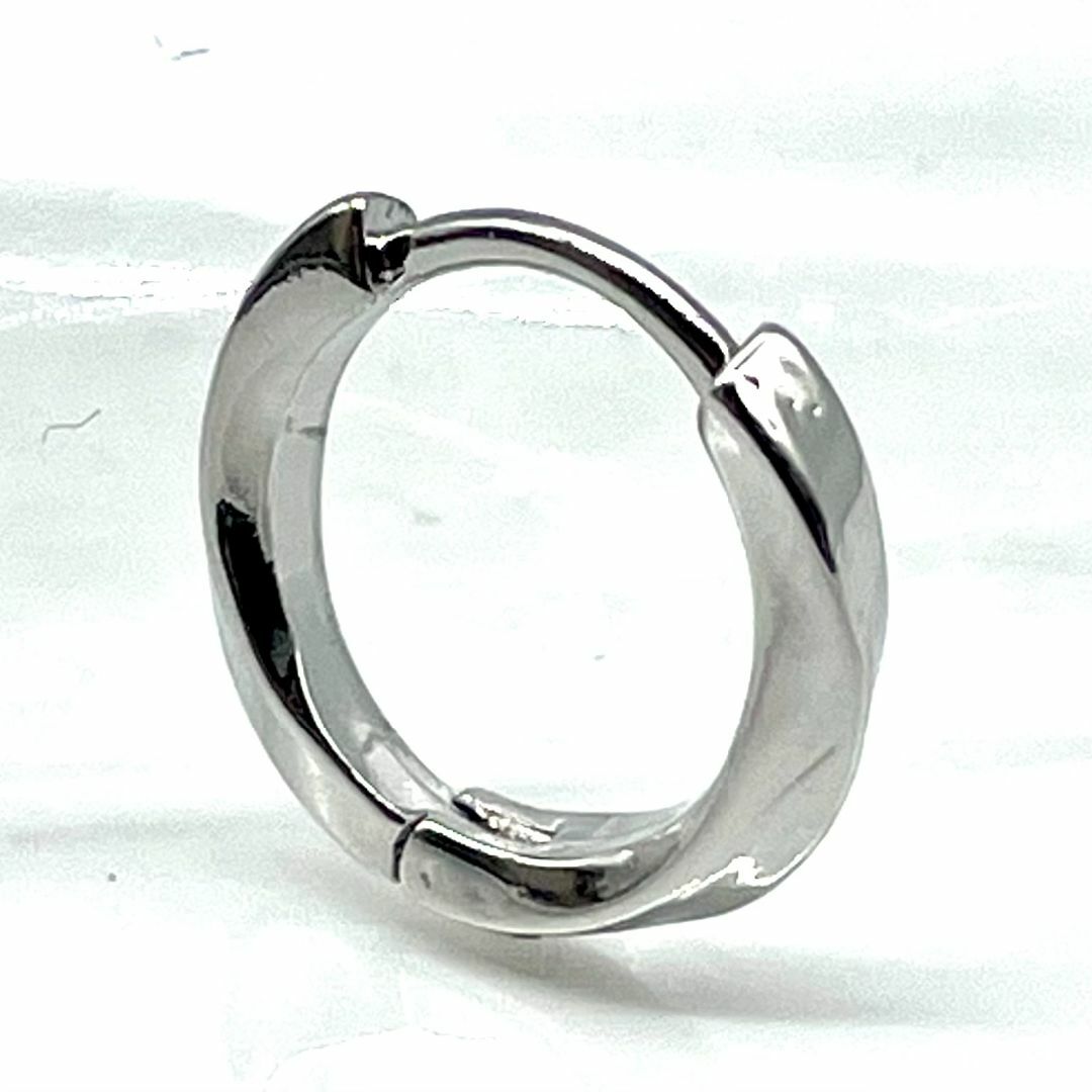 フープピアス メンズ シルバー925 リングピアス 新品 LS【PN245-5】 メンズのアクセサリー(ピアス(片耳用))の商品写真