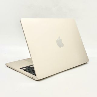 アップル(Apple)の【全額返金保証】【最速発送】Apple MacBook Air 13インチ 2024 Apple M3 16GB SSD 512GB ゴールド 98.6% 美品 動作確認済(ノートPC)