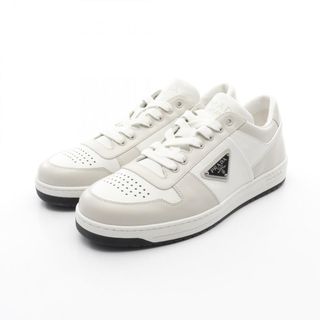 プラダ(PRADA)のプラダ PRADA ダウンタウン スニーカー 靴 レザー メンズ ホワイト系 / グレー系 2EE364 【中古】(スニーカー)