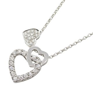 ジュエリー JEWELRY ダイヤモンド ネックレス ネックレス ジュエリー K18WG（ホワイトゴールド） ダイヤモンド レディース クリア系 ﾀﾞｲﾔ 8.5g 【中古】(ネックレス)