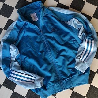 アディダス(adidas)のHAKU様専用♪adidas★キッズ水色ジャージトップス140(ジャケット/上着)