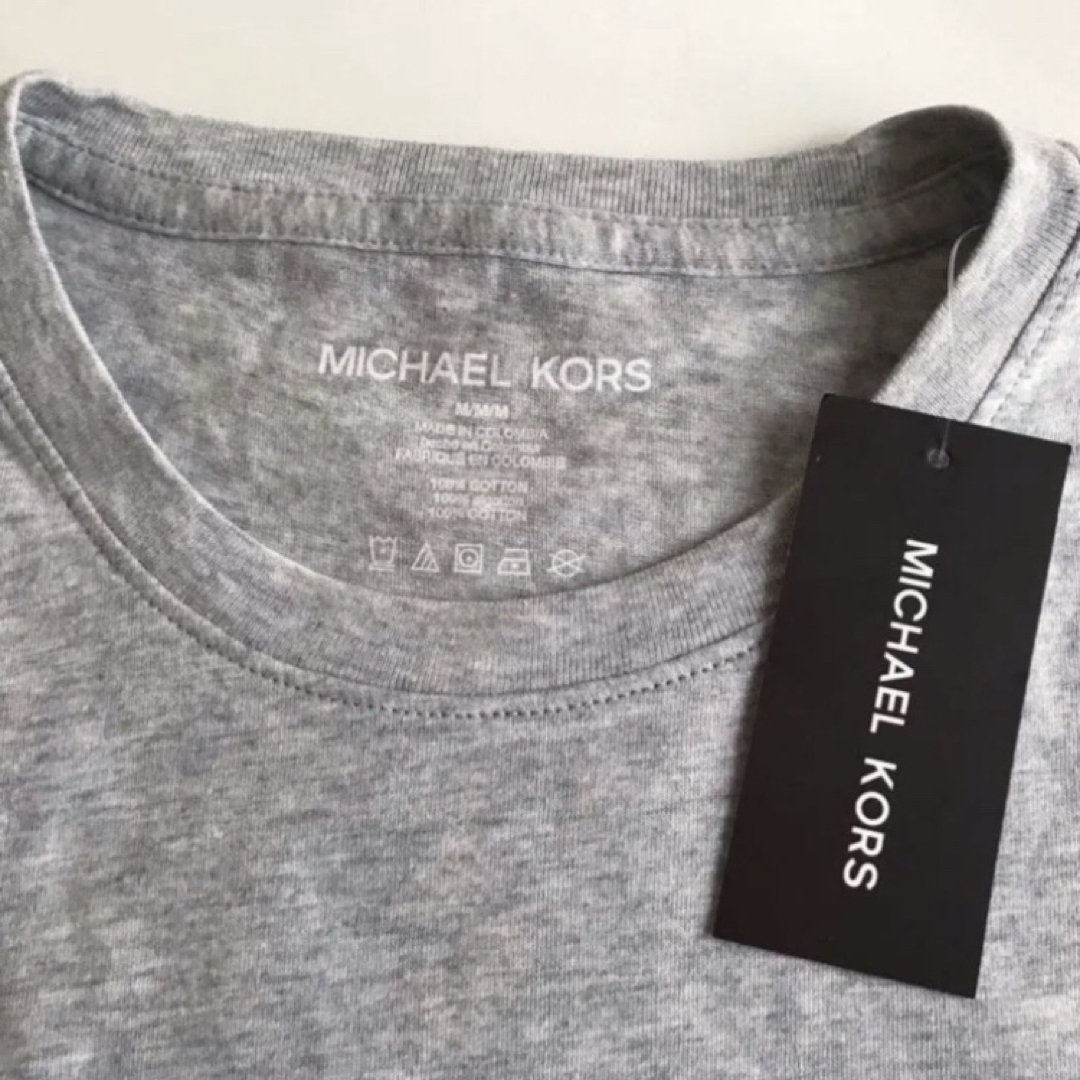 MICHAEL KORS(マイケルコース)のレア 新品 マイケルコース USA ロゴ Tシャツ M グレー メンズのトップス(Tシャツ/カットソー(半袖/袖なし))の商品写真
