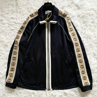 GUCCI - 美品　GUCCI　ジャージ　インターロッキング　GG Lサイズ　ブラック