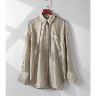 Rouge vif la cle - Rouge vif la cle バックツイストシャツ　ベージュ
