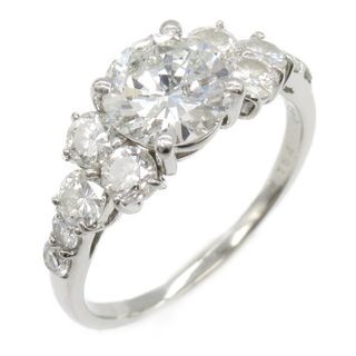 ジュエリー JEWELRY ダイヤモンド リング リング・指輪 ジュエリー Pt900プラチナ ダイヤモンド レディース クリア系 ﾀﾞｲﾔ 3.4g 【中古】(リング(指輪))
