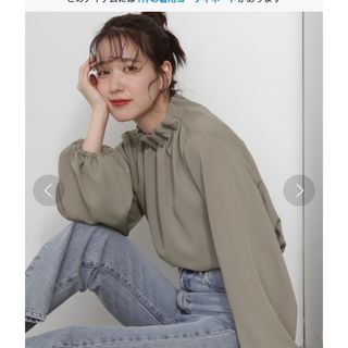 N.Natural beauty basic - Nナチュラルビューティーベーシック　ペーパーバックパフブラウス