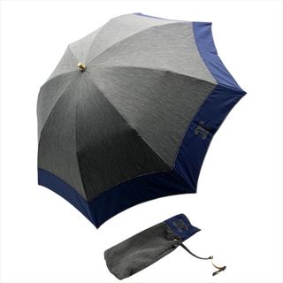 セリーヌ(CELINE)の良品 CELINE セリーヌ トリオンフ デニム ゴールド金具 雨天兼用 折り畳み 傘 カバー付き 日傘 1級遮光 レディース 雨具 グッズ a9330(傘)