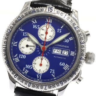 ロンジン(LONGINES)のロンジン LONGINES L2.618.4 リンドバーグ デイデイト クロノグラフ 自動巻き メンズ _891140(腕時計(アナログ))
