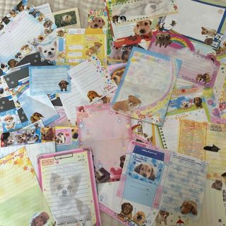 ②わんこ系メモ帳用紙　平成レトロ　まとめ売り