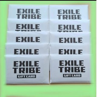 エグザイル トライブ(EXILE TRIBE)のEXILE TRIBE GIFT CARD カード 100000(ミュージシャン)