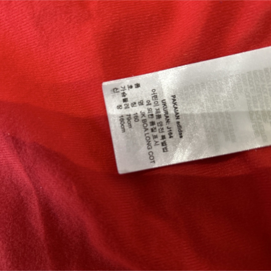 adidas(アディダス)のadidas アディダス　ベンチコート 黒　ブラック　内側ボア　キッズ　160㎝ キッズ/ベビー/マタニティのキッズ服男の子用(90cm~)(コート)の商品写真