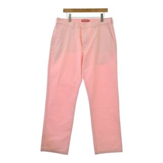 シュプリーム(Supreme)のSupreme シュプリーム チノパン XL ピンク 【古着】【中古】【送料無料】(チノパン)